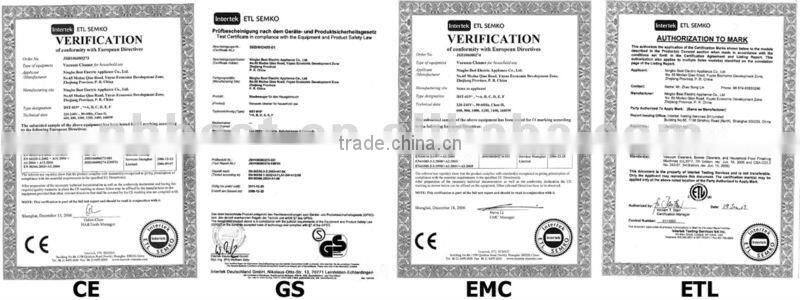 Bagged Vacuum Cleaner With Big Handle in supermarket