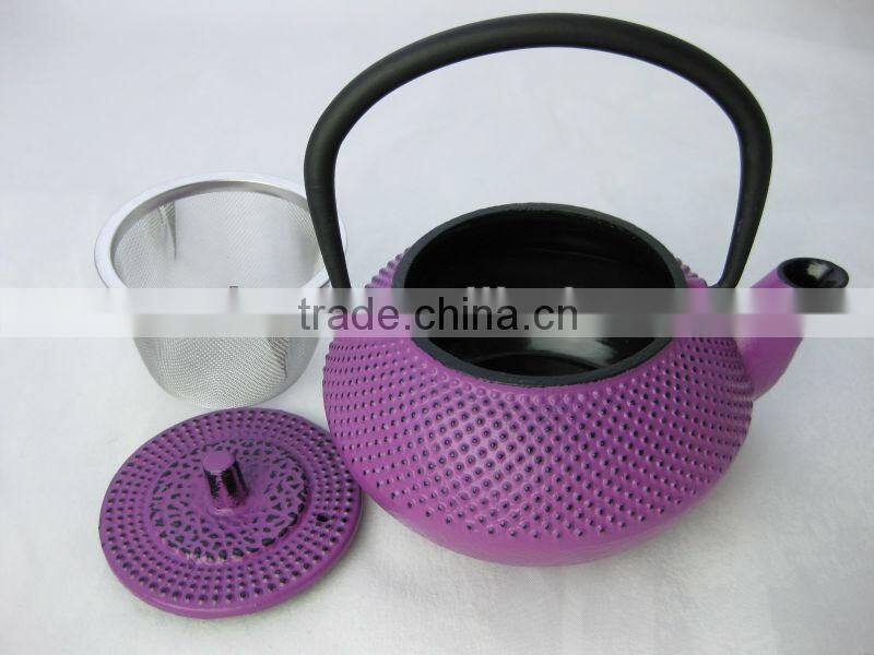 0.8L/32oz Zen Tetsubin cast iron teapot Black
