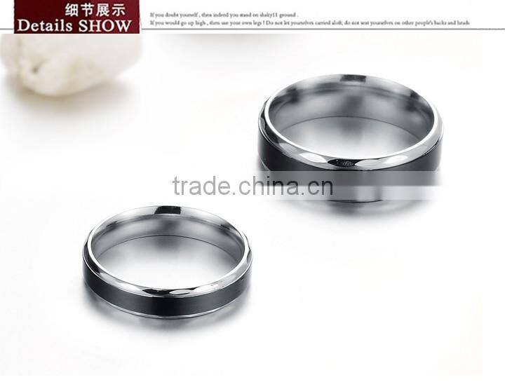 2015 Romantic Plain Design Gay Pride Engagement Rings