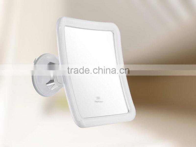 Wall mounted Swivel bathroom mirror with suction cup