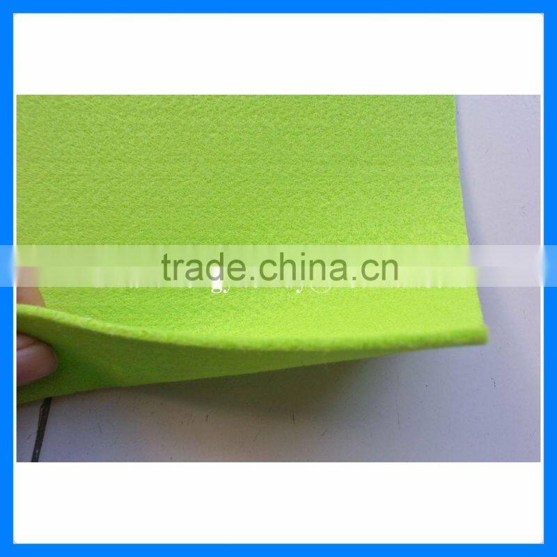 Needle punched nonwoven fabric green viscose floor cloth