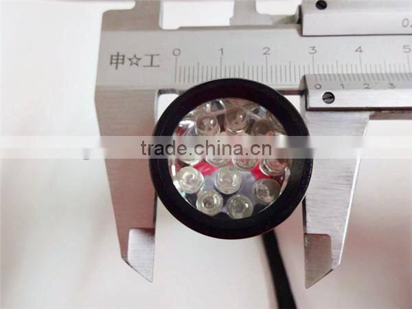 GS-8085 Aluminum Ultra Violet Led Flashlight 395-400nm 9 LED UV Torch Light