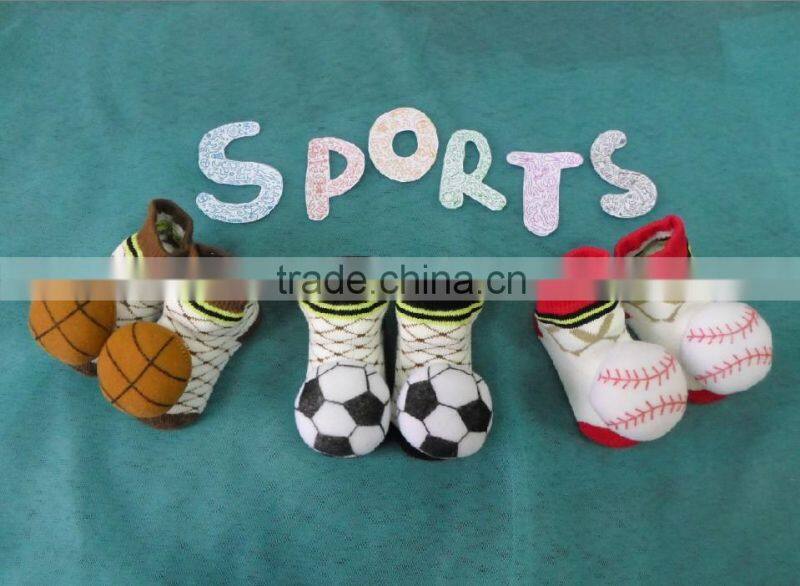 funny baby terry socks