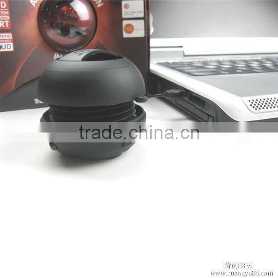 2016 hot sell phone accessories super big portable hamburger speaker for all 3.5mm plug device,big sound,cute shape