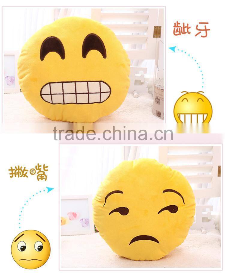 Wholesale Plush pillow Soft emoji pillow