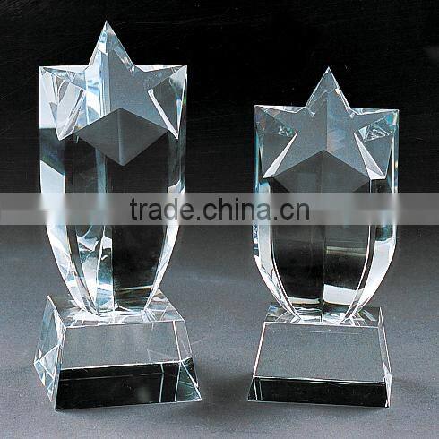 factory directly sale guarantee quality artwork crystal star design fro hot selling