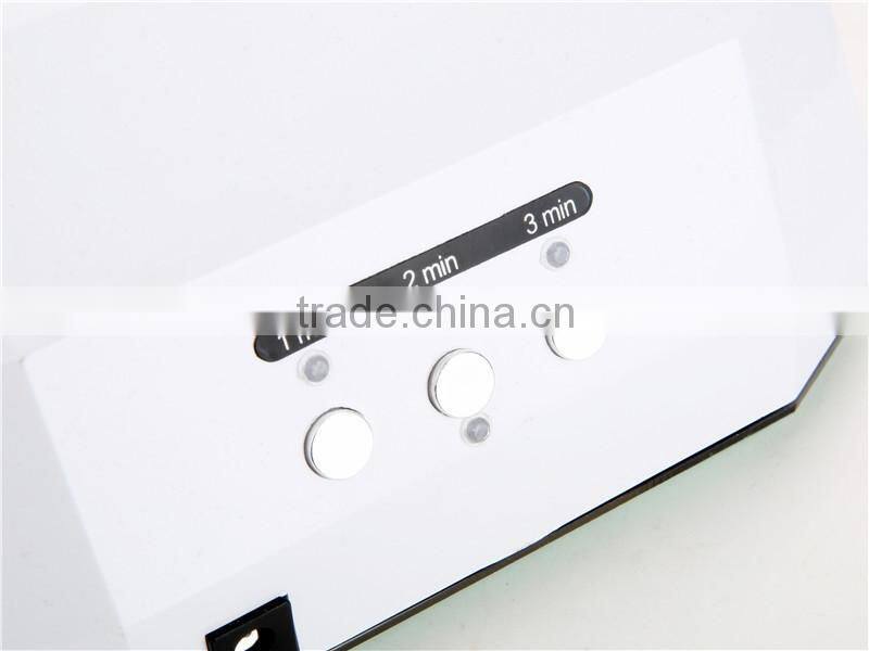 Professional diamond shape ccfl nail lamp 12W magnifying lamp for nail salon nail art machine