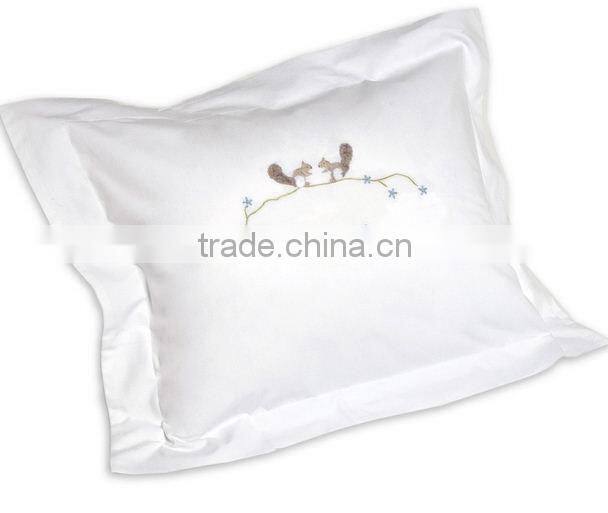 hand embroidery baby pillowcase