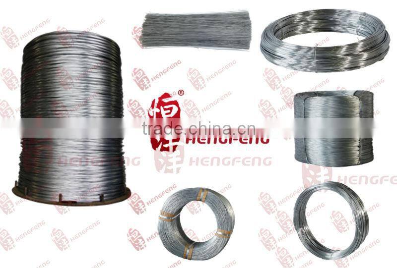 20 Gauge Electro GI Iron Galfan wire 5% al-zn alloy coated wire