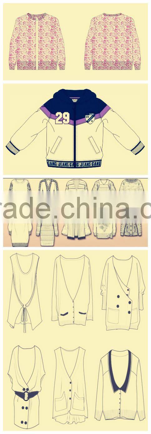 2015 hot sale ladies hand made cotton cardigan