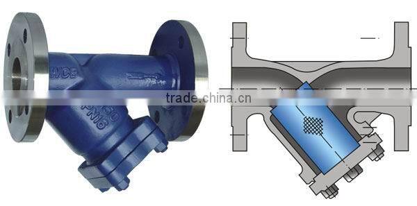 water oil application Y type wcb professional strainer