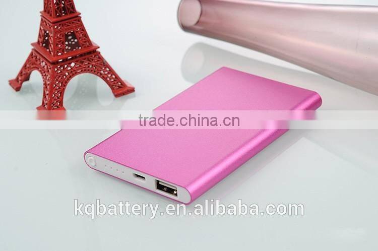 high quality disposable power bank 5000mah for iphone charger