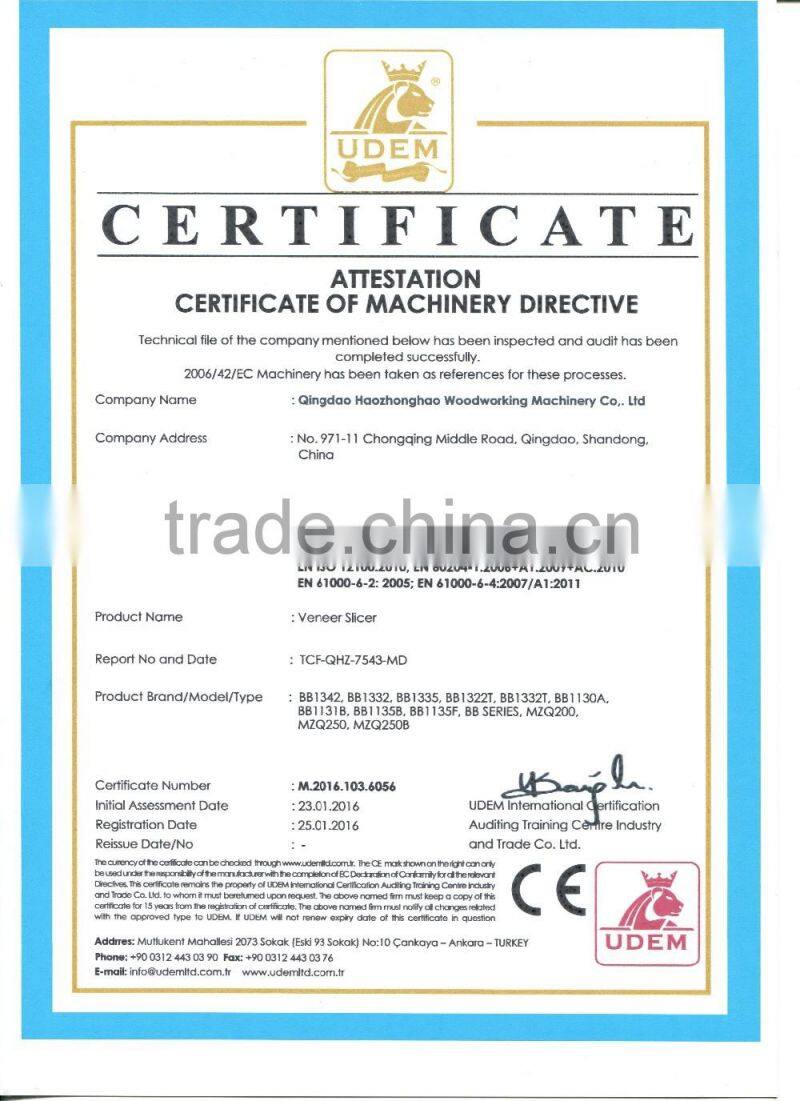 Horizontal Face Veneer Slicing Wood Veneer Slicer Machine