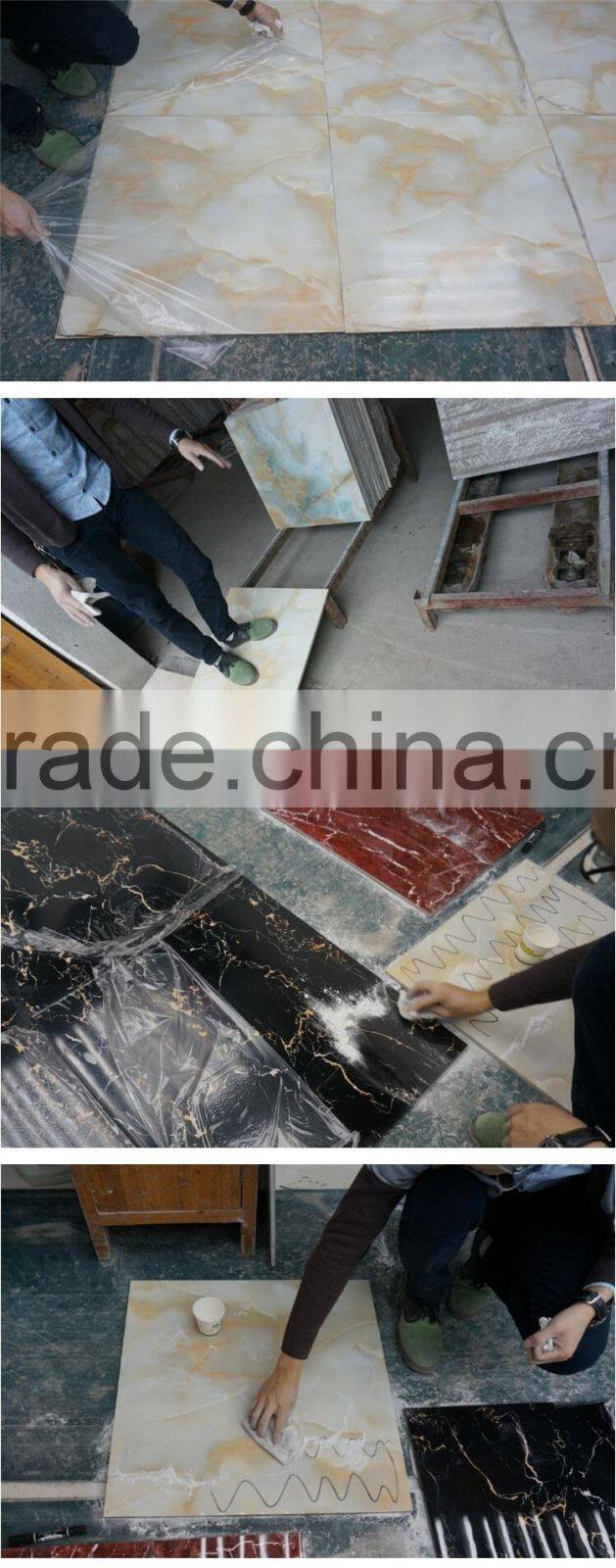 Micro Crystal Glass Tile Imitation Solid Wood Flooring