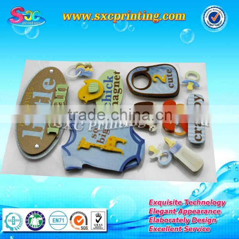 Custom funny diy bubble Dome sticker/epoxy sticker/ 3D kids room decoration crystal sticker