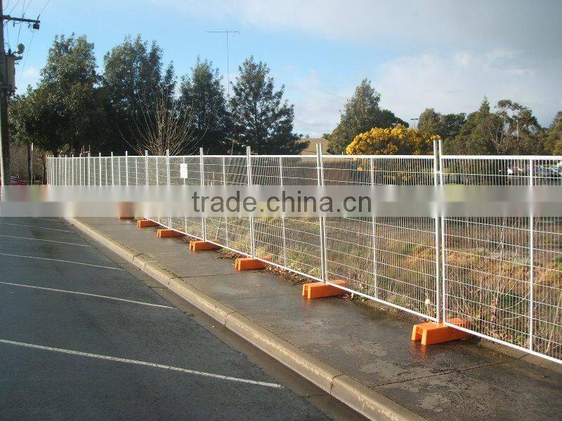 Wholesale cheap price Australia standard temporary security fencing with concrete feet