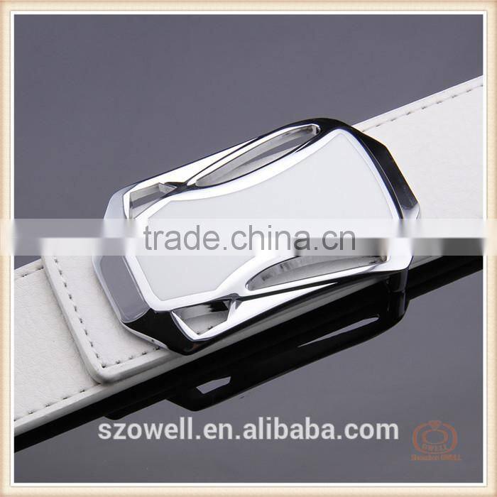 men and women leather belt for genuine leather blank fashion buckle belts