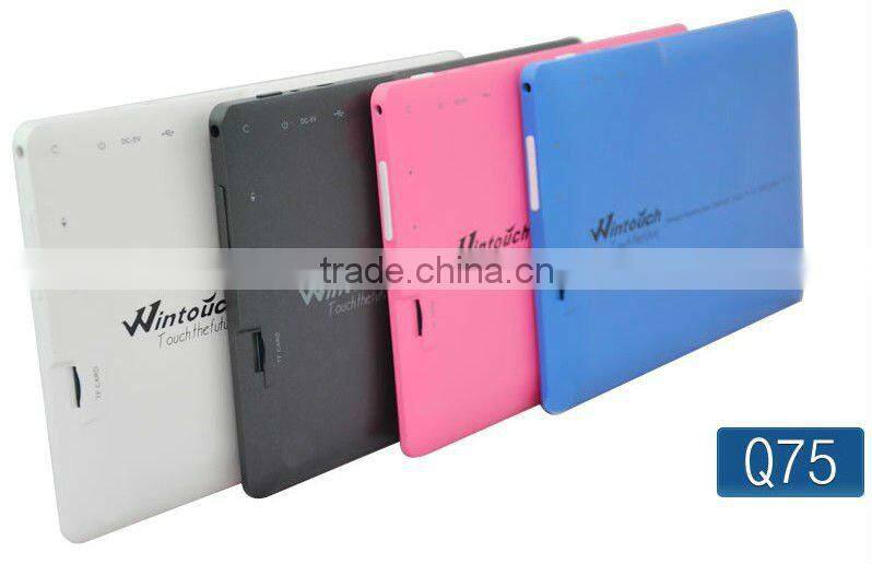 wintouch Q75S multi color tablet pc with cheapest price for christmas