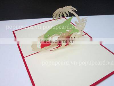 Love (angels) 3d greeting pop up card