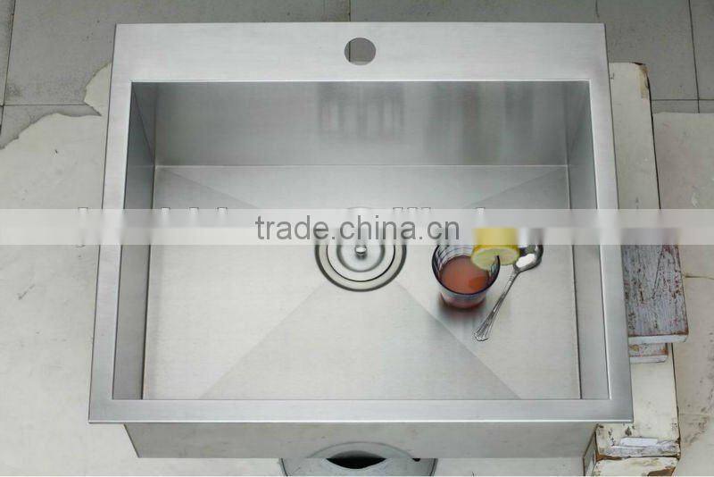 cUPC stainless steel handmade kitchen sink 2955A
