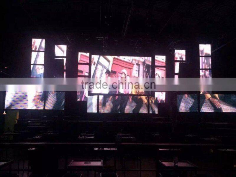P10 Full Color Indoor Epistar Video Wall Display Stage Background LED Screen For Concert
