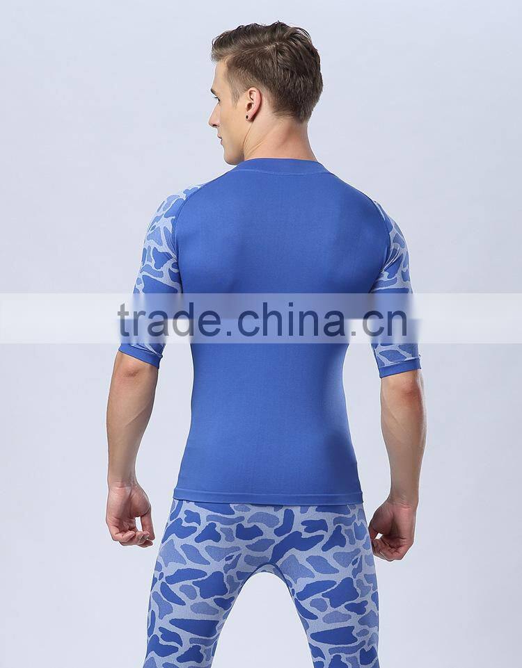 Leopard men breathable quick-drying sports pants 7 minutes of pants