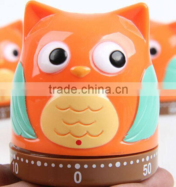 Owl design No battery Mechanical Kitchen Countdown Timer