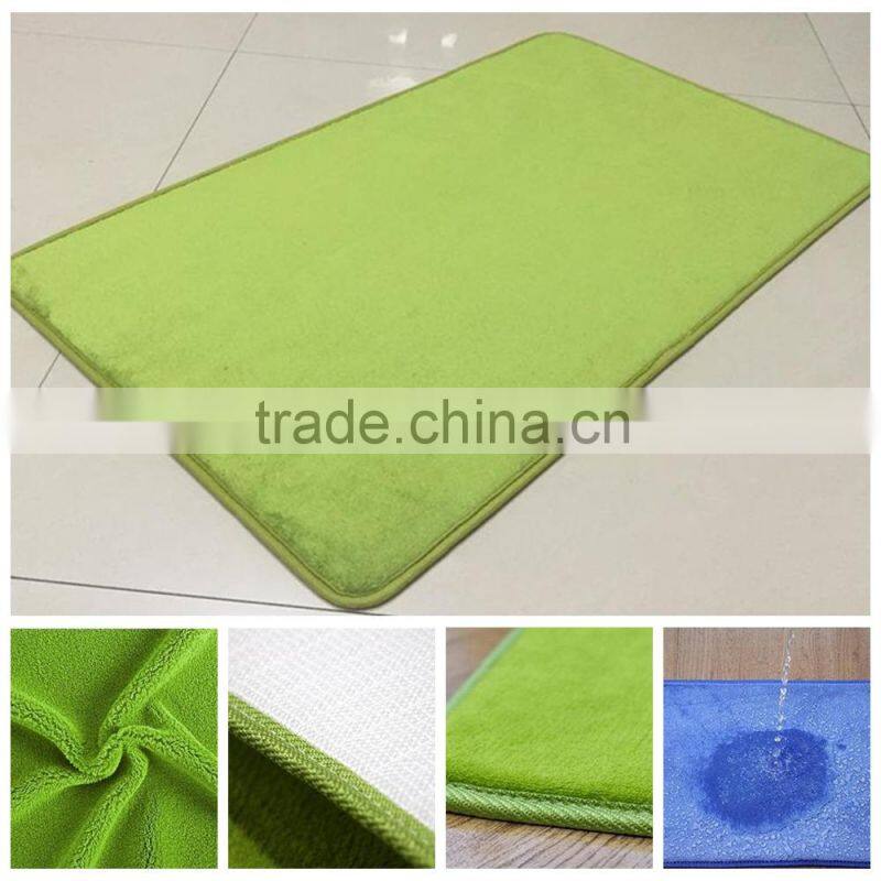 Khaki polyester coral fleece area rugs velvet carpet