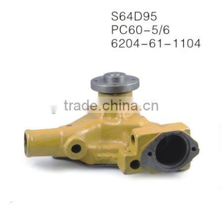excavator PC60-5 PC60-6 4D95 6204-61-1104 water pump for sale