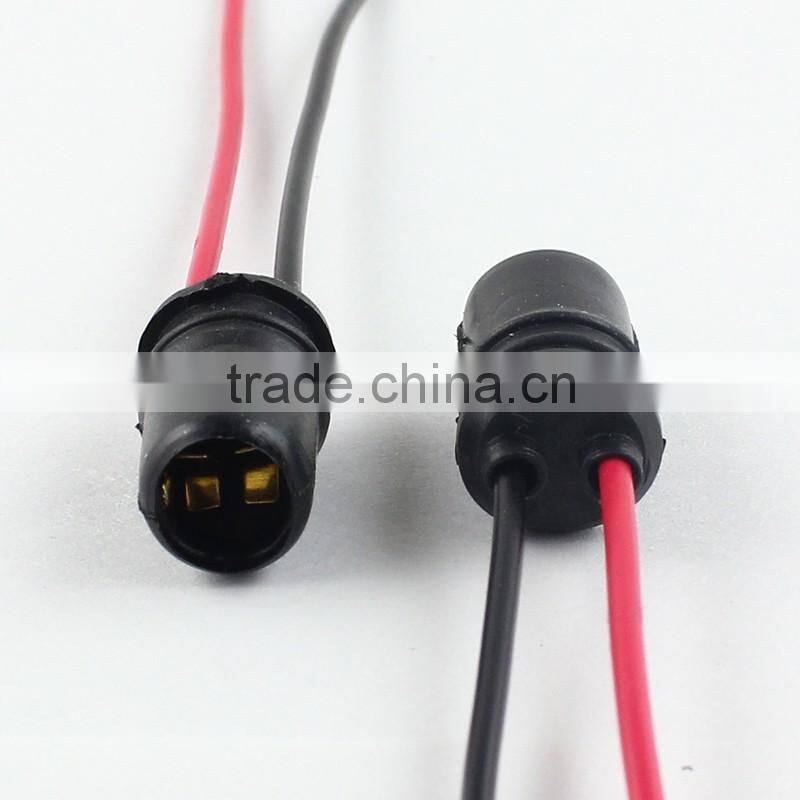 t10 wedge base led plastic holder soft connector w5w 194 t10 bulb holder socket base