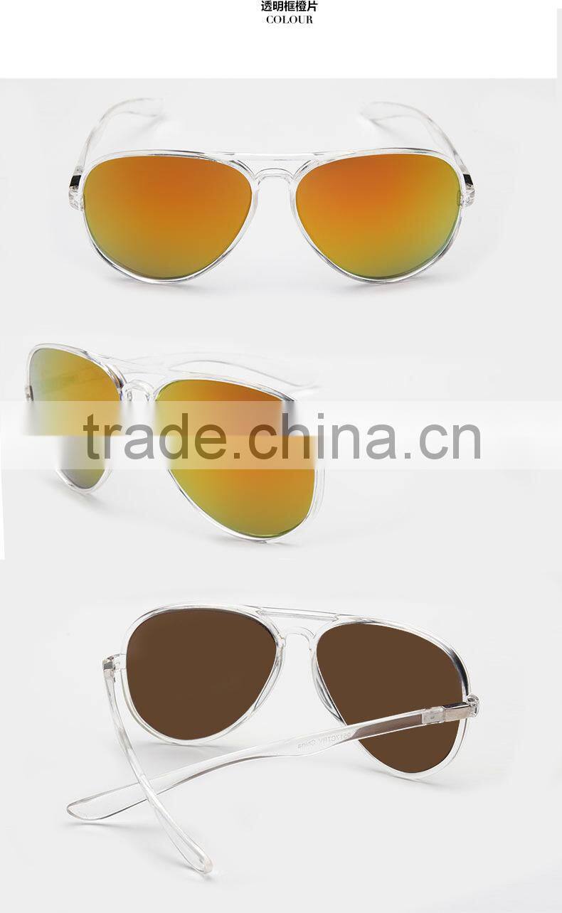 New product fashion sunglasses with color film wholesale