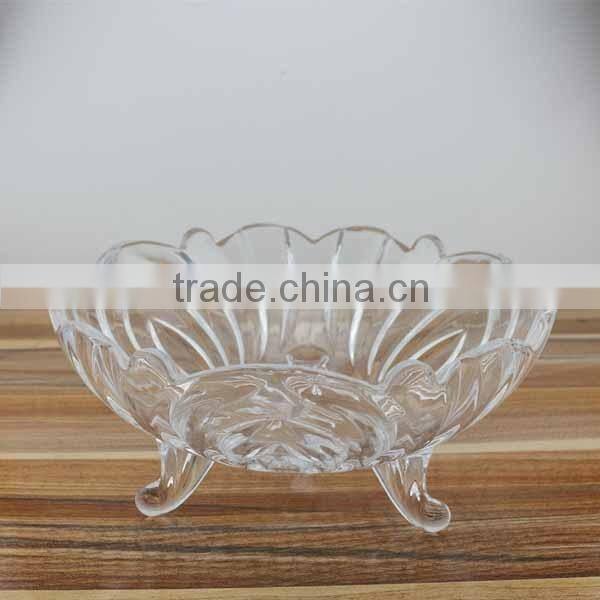 Factory new product antique glass fruit bowls
