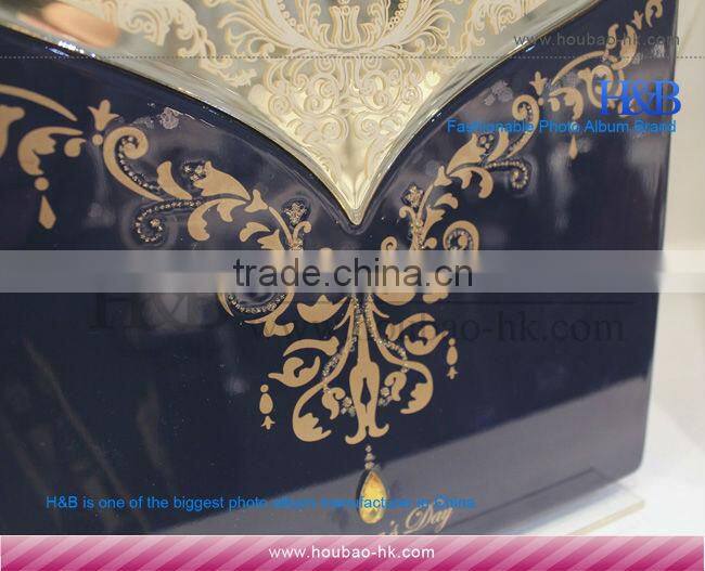 10*10 14*14 Crystal And Paiting Cover Fashion Hot Sale Photo Book Wedding Photo Album