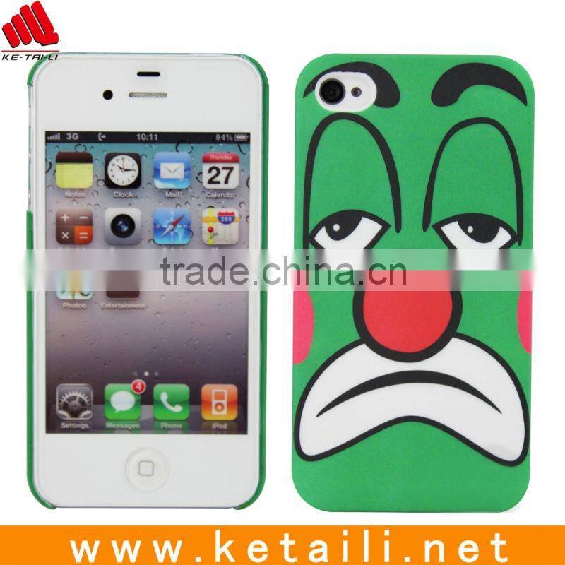 Rubberized hard plastic handphone case for iphone