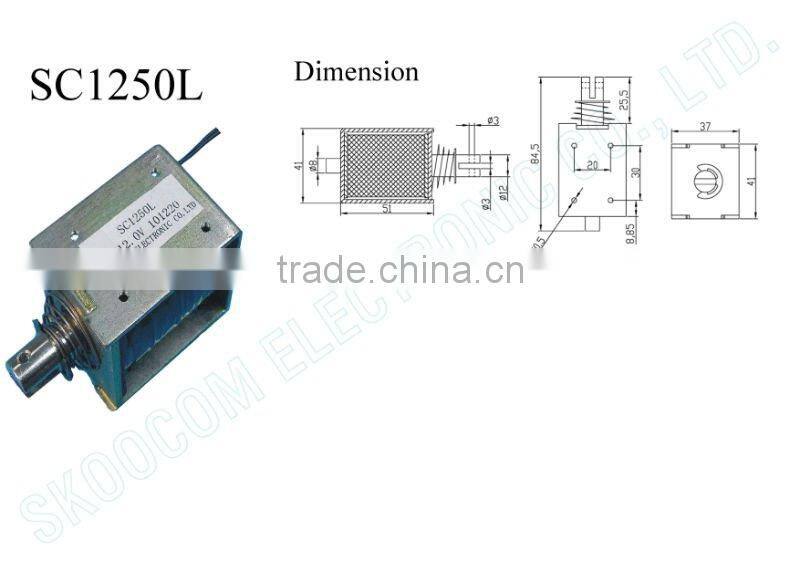 DC push/pull frame electromagnet