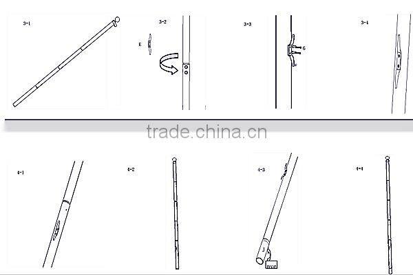 America England international aluminum flag pole for flying