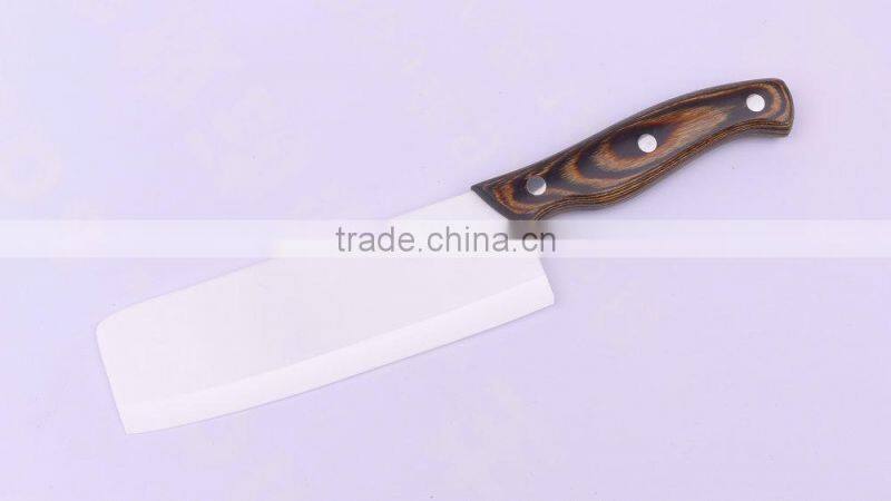 6"Chinese Ceramic Cleaver, Chef knife with ABS handle, Vegetable kitchen knife