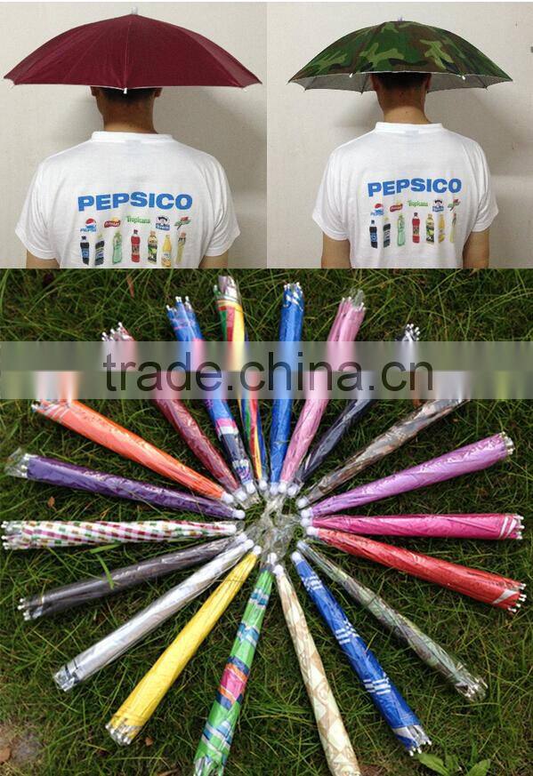 China Shop Kid Hands Free Cheap Rain Umbrella Hat