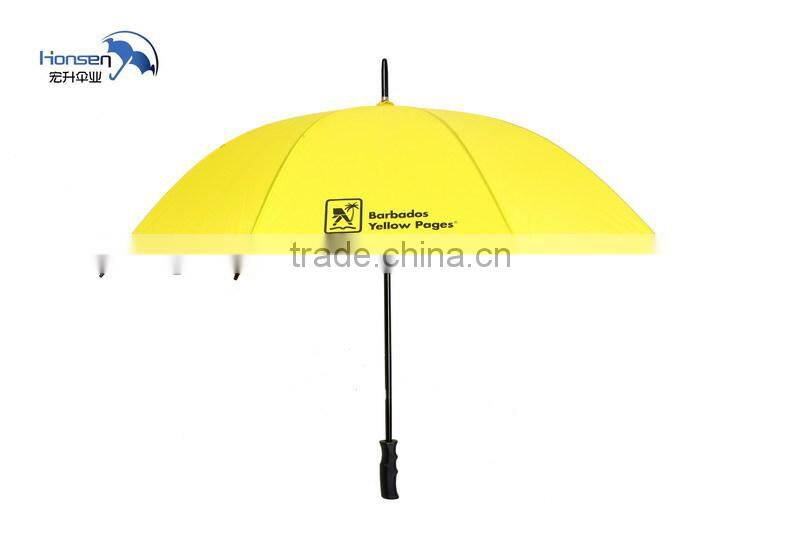 Metal Two Ribs umbrella Polyester Material and Umbrellas Type golf umbrellas