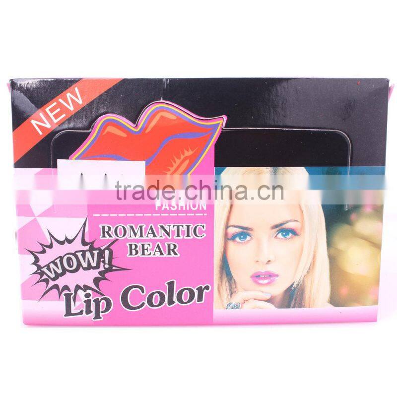 The Newest Romantic Bear long lasting 6 lip colors lipgloss peel off liquid matte lipstick