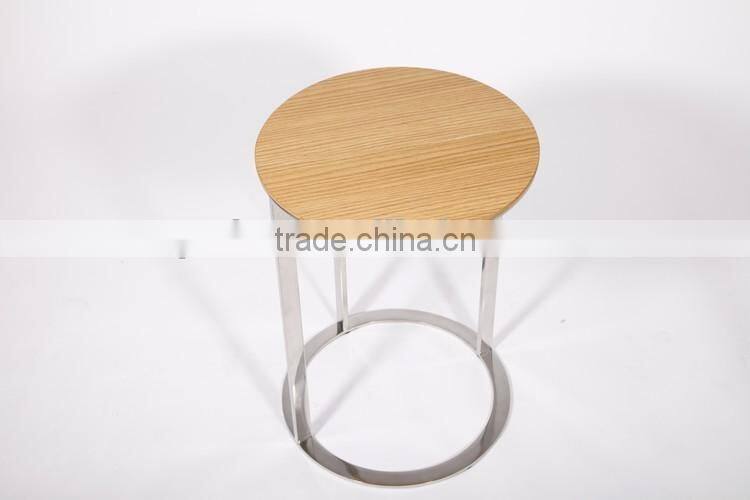 Unique design cheap hot sale end table small metal frame