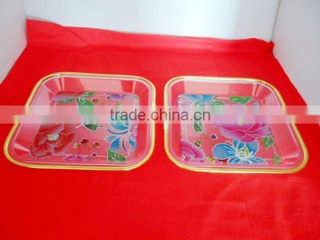 Square plastic Fruit Plate