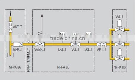 best quality electric water pressure regulator valve for Higer bus