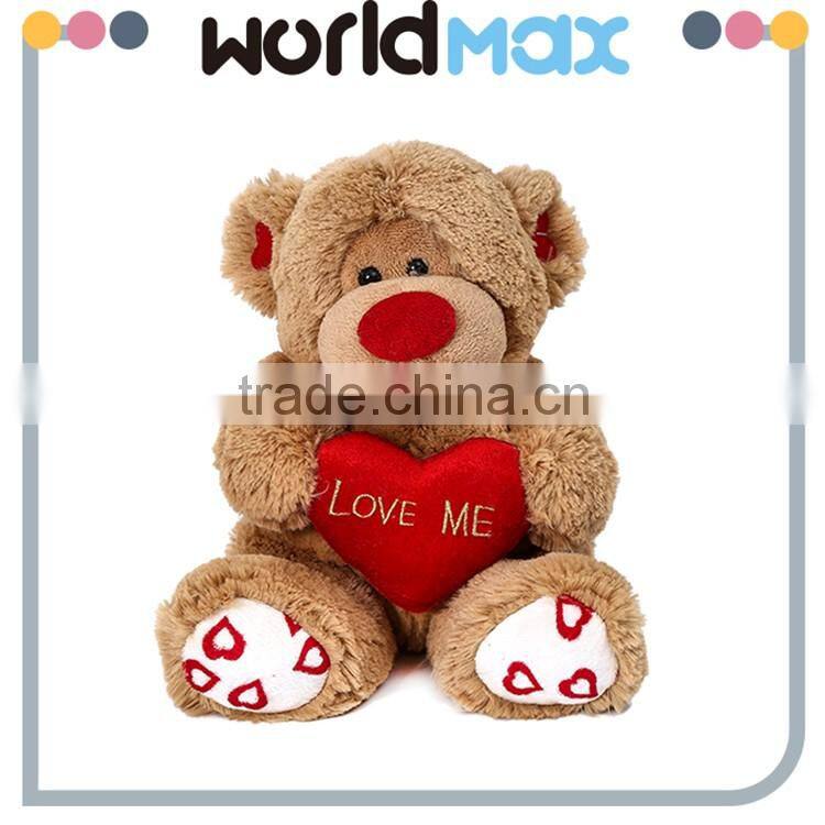 China Made Graceful Heart Monkey Promotional Baby Plush Toy