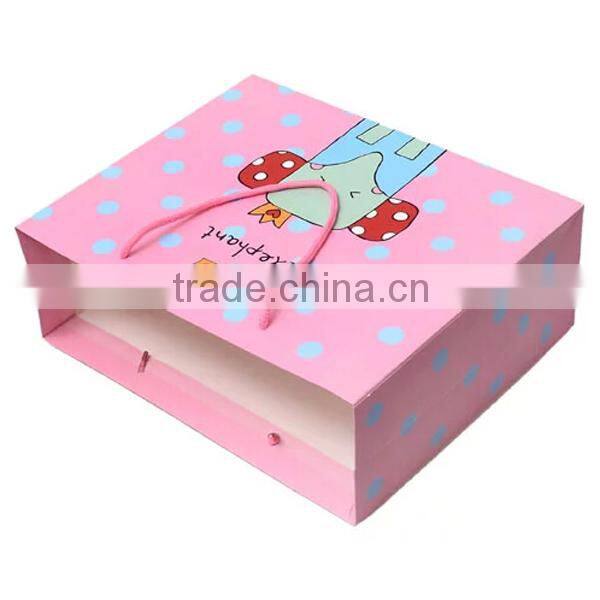 Lovely Cartoon Figure For Kids Paper Shopping Bag