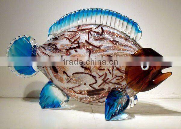 hand made fish table ornament XO-2010004A and art glass table ornament