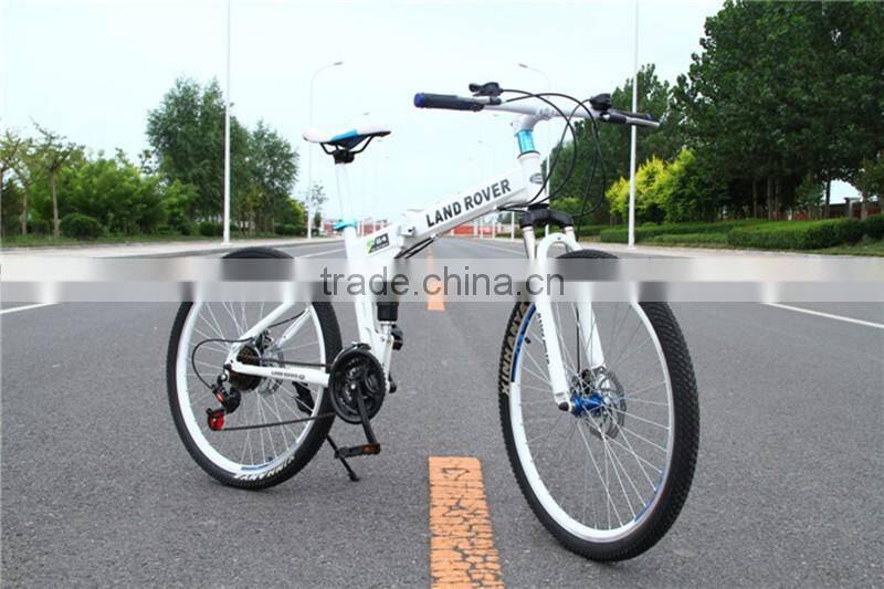 26-inch folding mountain bike 21 speed dual disc brakes student bike