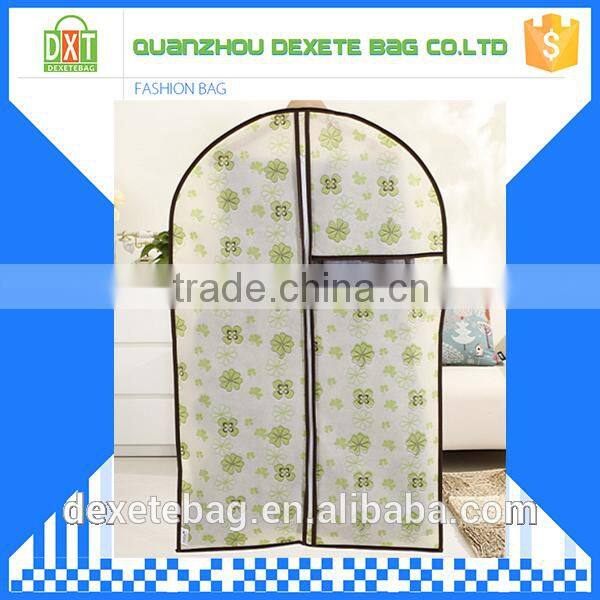 Fashion style non-woven foldable garment bag suit cover