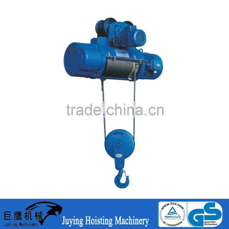 Portable 380v DHS type electric chain 3 ton hoist crane