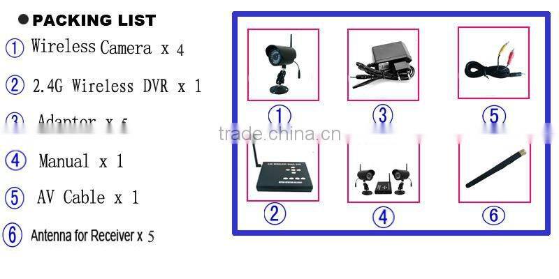 Security IR Bullet Camera for Family Use